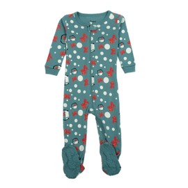 Leveret Kids & Toddler Footed Pajamas Boys Girls 100% Cotton Fish Tank (Size 2 Years)