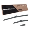 Trico Diamond Limpiaparabrisas 26 + 14 in, Juego de 2,