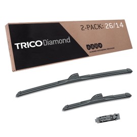 Trico Diamond Limpiaparabrisas 26 + 14 in, Juego de 2, 25-2614
