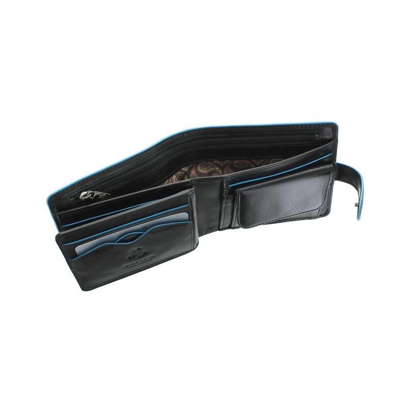 VISCONTI Alps Collection Tom Bi-Fold Leather Wallet with RFID Protection