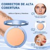 Base De Maquillaje Polvo Compact Fijator Matte