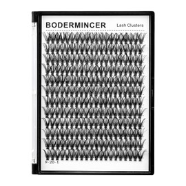 Bodermincer 1 Box Big Capacity 240 bundles 8-10-12-14-16mm Mixed 20D/30D/40D/60D/80D/100D Eyelash Extensions Strip Eyelashes Individual Lashes Natural Style 8-22mm to Choose (20D-11mm)