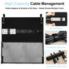 ERGO COLLECT No Drill Under Desk Cable Management and Privacy