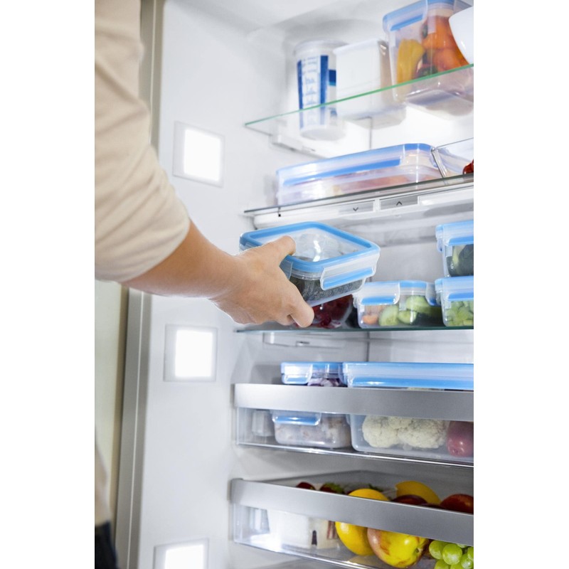 Tefal – MASTERSEAL Fresh Plastic Food Storage Box, plastic, blue,