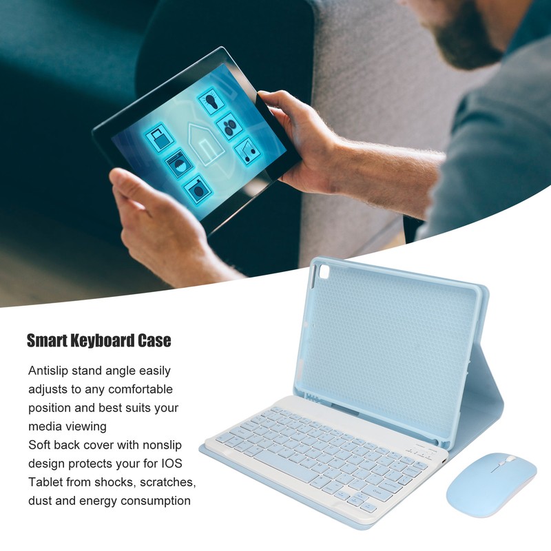 Tablet Case with Magnetic Keyboard for IOS Tablet Air2 9.7inch