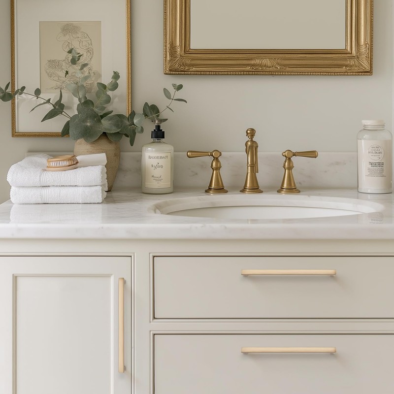 Ravinte 10 Pack Solid 5 Inch Center to Center Slim