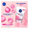 Gel Limpiador Exfoliante Facial NIVEA Agua De Rosas y Ácido