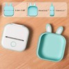 Memoking T02 Protective Case-Bunny Ears Shape Soft Silicone BPA-Free Cute