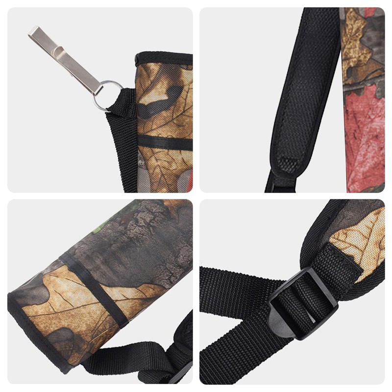 Fiita Lightweight Archery Back Arrow Quiver Foldable Compact Back Quiver