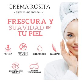 5 Crema Rosita De Obregón Original 100gr Natural Rejuvenece