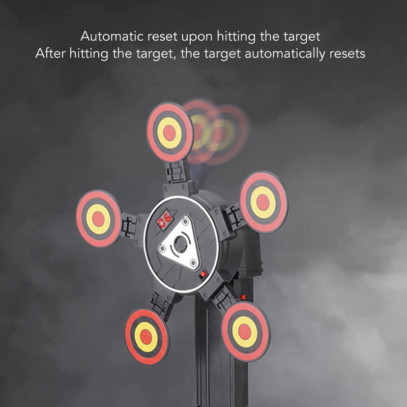 Electric Scoring Target Automatic Reset Rotating Electronic Target Toy for