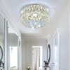 dolria Mini Chandelier Modern Crystal Chandeliers for Hallway LED Flush
