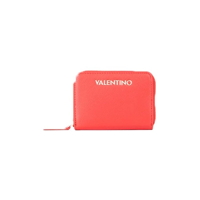 VALENTINO Zero Re Zip Around Wallet Rosso, red