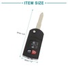 ACROPIX 4 Button Smart Remote Key Fob Keyless Shell Case