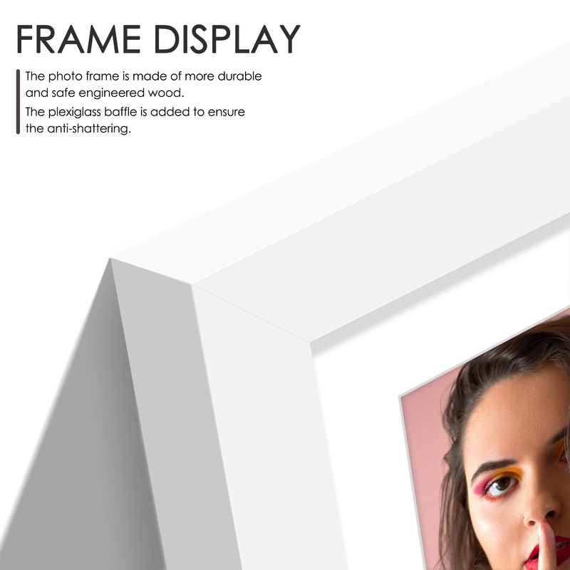 DUENPY 8.5x11 Double 5x7 Picture Frame Double Picture Frame Displays