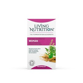 Living Nutrition Organic Fermented Women with Ashwagandha, Shatavari and Holy Basil Herbal Supplement