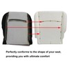 GXARTS Driver Side Bottom Replacement Perforated Leather Seat Cover Tan
