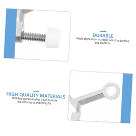 MAGICLULU 4pcs Door top Hinge pin Door Stops Heavy Duty Door Hinge Stopper Door Hinge Door Stop Door Stop Hinge Mounted Adjustable Hinge pin Furniture car Door Stoppers Office Zinc Alloy