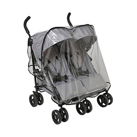 VERTBAUDET Universal Double Sided Ribbed Pushchair Rain Cover Transparent