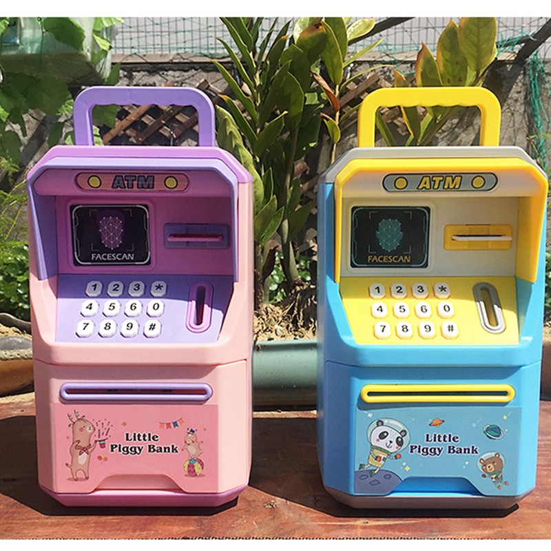 Mini Bank ATM Machine Simulation Face Recognition ATM Machine Money
