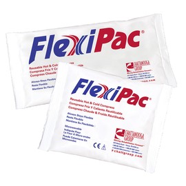 Flexi-PAC Reusable Hot/Cold Compress Pack - Bundle of 2 Packs: 5 x 6 inches and 5 x 10 inches