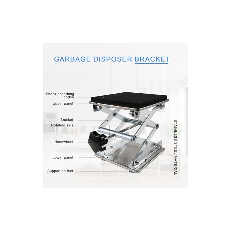 Garbage Disposer Bracket Adjustable Shock Absorber Support Kitchen Sink Garbage