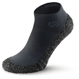[Skinners] Skinner 2.0 Anthracite | Minimalist Barefoot Socks for Men and Women | Ultra Portable Lightweight Shoes