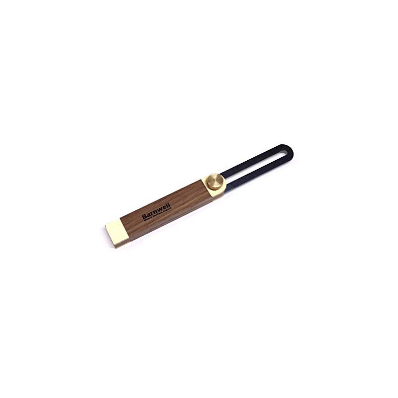 Barnwell Walnut Sliding Bevel 9" (225mm) with Brass Thumbscrew Lock