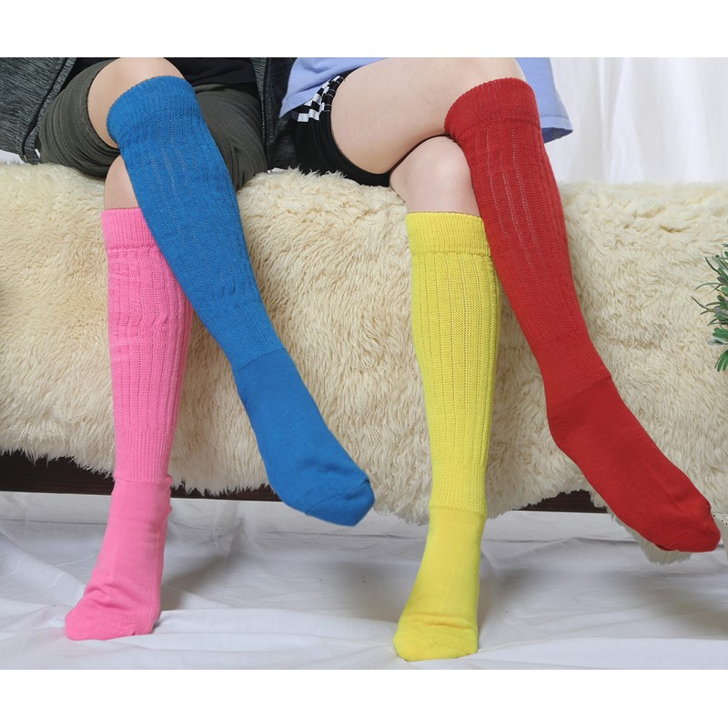 The Branch Women's Soft Extra Long Heavy Slouch Socks (Green)