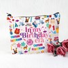 POFULL Birthday Gifts for Women Cosmetic Bag Music Lovers Singer