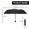 Creative Folding Umbrella, Finger Printed Umbrella, UV Sunshade Umbrella, Lightweight