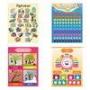 Youngever 13 Pack Laminated Educational Preschool Posters for Toddlers and