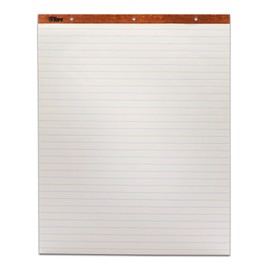 TOPS Standard Easel Pads, 27 x 34 Inches, 1-Inch Horizontal Rule, White, 50 Sheets Per Pad, Carton of 2 Pads (79041)