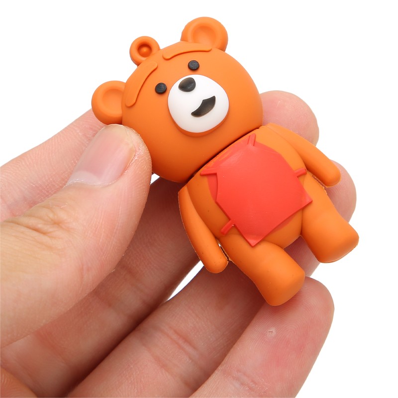 Cartoon U Disk Bear Appearance High Speed Bulk Storage Flash