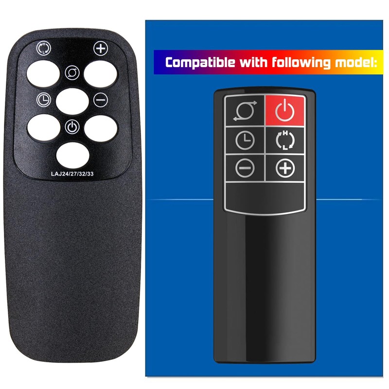 Replacement Remote Control for Lasko CT22835 CT32990C CT32791 CT22840 Ceramic