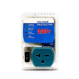 BSEED Enchufe de Aparato Electrodoméstico Protectores contra Sobretensiones Tensión Salida de Corriente 220 V 4400 Watts 1 Paqiete