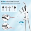 Hibbent Shower Slide Bar with Handheld Shower Head Holder, Stainless
