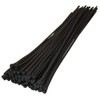 10 x Black Long Cable Ties 450mm x 7.6mm Wide