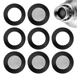 3/4" Shower Head Filter Gasket, Rubber Washer with Wire Mesh Middle, Creates A Seal to Prevent Leakage For Fixed Shower Head/Handheld Shower Hose