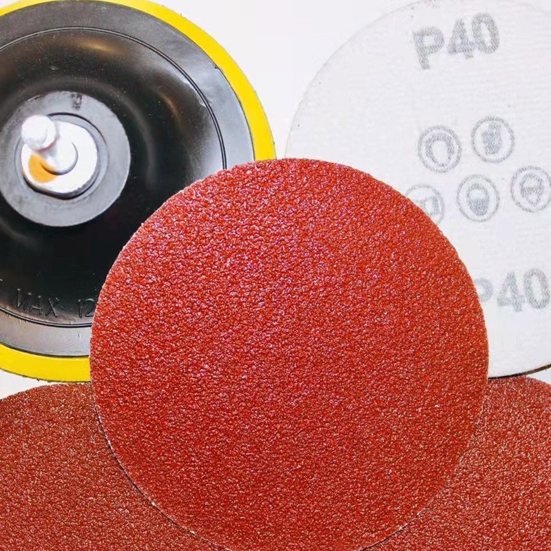 100Pcs 5in Disc Self Adhesive Sandpaper Sheet Round Sandpaper