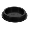 sourcing map 1 Pcs Black Plug Holes, Waterproof Rubber Button