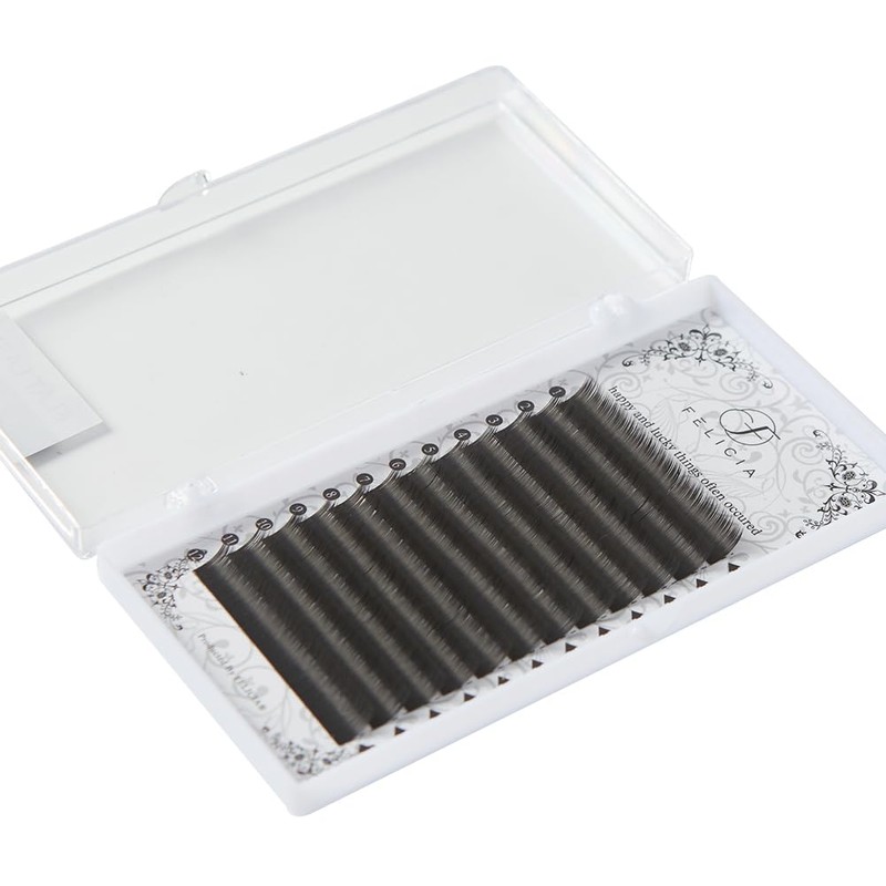 FELICIA Flat Lash Matte Eyelash Extensions Ultra Soft Single Matsueku