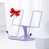 MSDADA Metal Book Stand for Desk, Adjustable Reading Rest Book