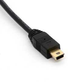 GLHONG Angle USB Type C to Micro USB Cable, 90 Degree USB-C Male to Micro-B Male Adapter Converter for MacBook Pro, Laptop, Android Devices(Only for Charging)(TypeC to Mini) (USB C/Type C Side)