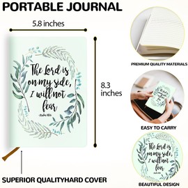 Lovdazzles Bible Notebook Journal, Inspiration Religious Gifts Journaling Notebook, Christian Gifts for Women, Hardcover Ruled Journal for Note Taking, Bible Verse Scripture Prayer Planner