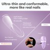Modelones Nail Tips, Pre-shaped Full Cover Fake Nails Soft Gel