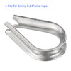 M METERXITY M6 Stainless Steel Thimbles 10pcs 6mm Wire Rope