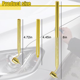 Sandfren Car Touch Up Paint Pen, 0.5mm Vehicle Detailing Fine Line Painting Writer Tool, Automotive Fluid Touchup Chip Repair Applicator Accessories, Universal for SUV, Sedan, Truck