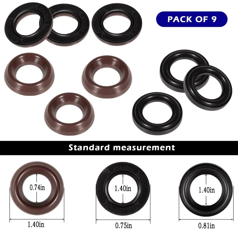 Unbranded 20mm Pressure Washer Repair Kit|9pc Kit 69 with Restop