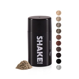 SHAKE OVER Vegan Hair for Hair Thickening, Zinc-Enriched Fibres, High Quality Pouring Hair, Made in Europe (12 g, Medium Blonde)